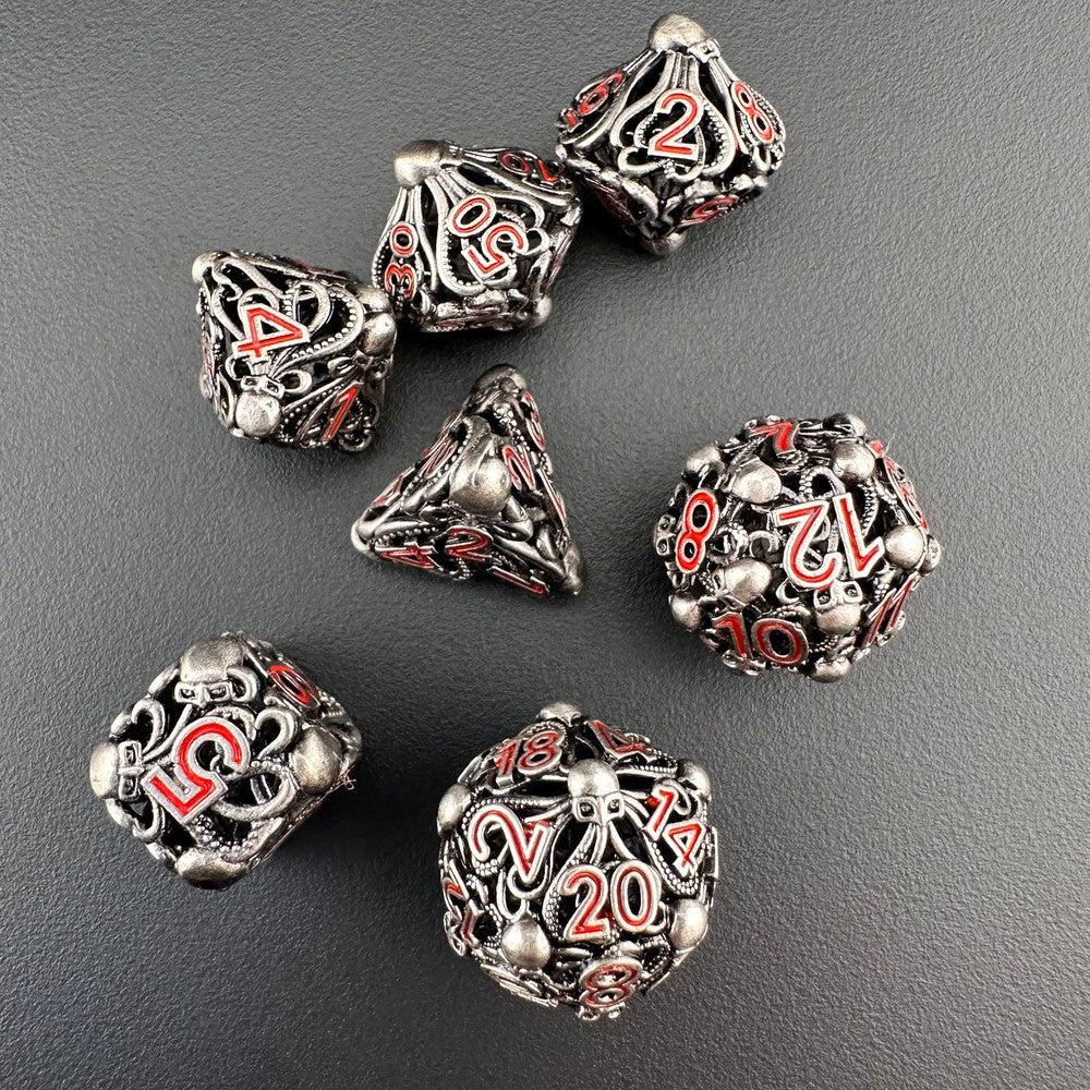 Abyssal Relic - Metal 7pc DnD Dice Set-MinMax Misfits