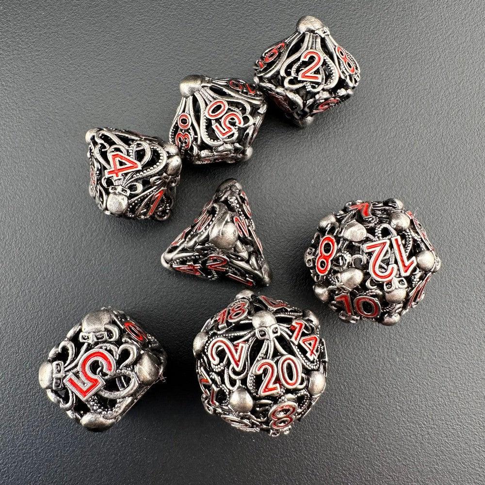 Abyssal Relic - Metal 7pc DnD Dice Set-MinMax Misfits