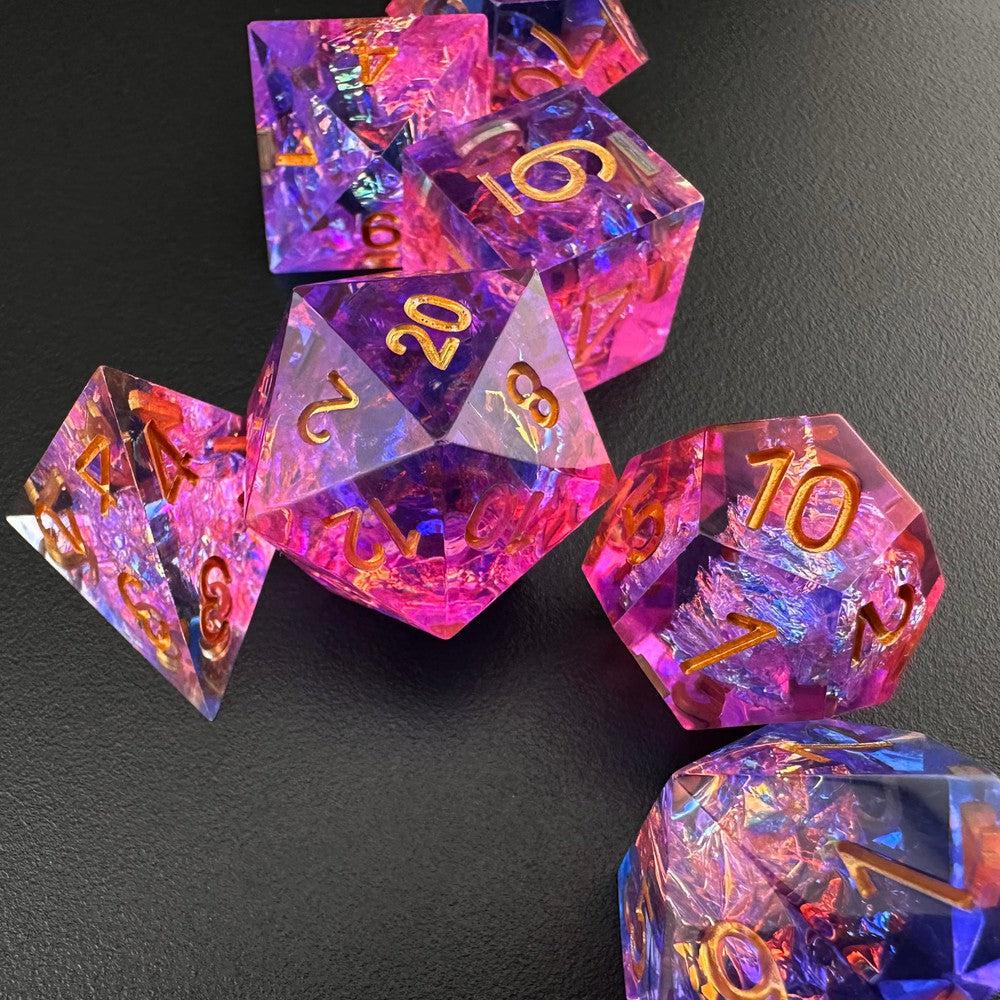 Arcane Nexus - Sharp Edge Resin 7pc DnD Dice Set-MinMax Misfits