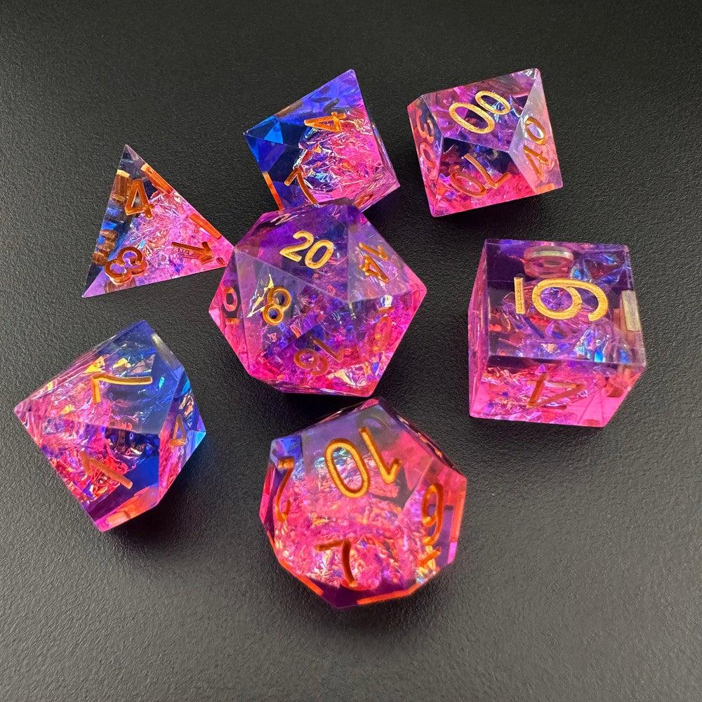 Arcane Nexus - Sharp Edge Resin 7pc DnD Dice Set-MinMax Misfits