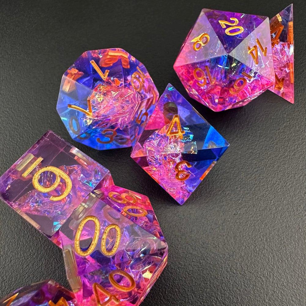 Arcane Nexus - Sharp Edge Resin 7pc DnD Dice Set-MinMax Misfits