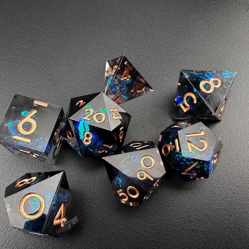 Breathless Enclave - Sharp Edge Resin 7pc DnD Dice Set-MinMax Misfits