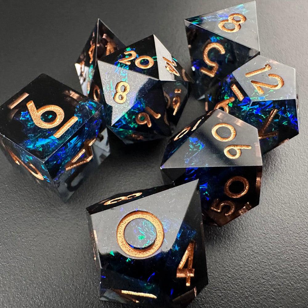 Breathless Enclave - Sharp Edge Resin 7pc DnD Dice Set-MinMax Misfits