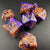 Cosmic Coronation - Sharp Edge Resin 7pc DnD Dice Set-MinMax Misfits