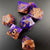 Cosmic Coronation - Sharp Edge Resin 7pc DnD Dice Set-MinMax Misfits