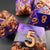 Cosmic Coronation - Sharp Edge Resin 7pc DnD Dice Set-MinMax Misfits