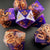 Cosmic Coronation - Sharp Edge Resin 7pc DnD Dice Set-MinMax Misfits