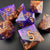 Cosmic Coronation - Sharp Edge Resin 7pc DnD Dice Set-MinMax Misfits