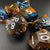 Cosmic Whisper - Sharp Edge Resin 7pc DnD Dice Set-MinMax Misfits