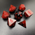 Crimson Reckoning - Sharp Edge Resin 7pc DnD Dice Set-MinMax Misfits