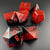 Crimson Reckoning - Sharp Edge Resin 7pc DnD Dice Set-MinMax Misfits