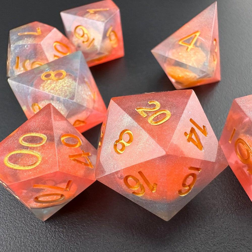 Dawnbringer's Glory - Liquid Core 7pc DnD Dice Set-MinMax Misfits