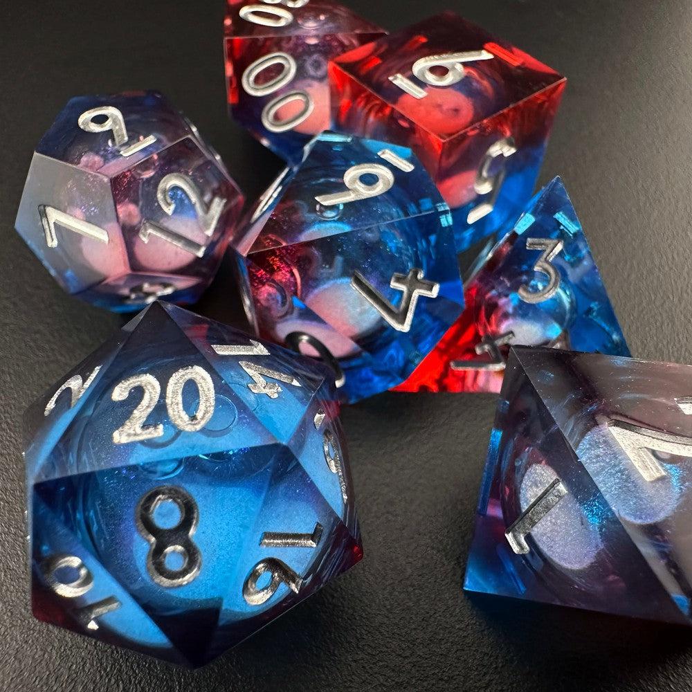 Galactic Rebirth - Liquid Core 7pc DnD Dice Set-MinMax Misfits