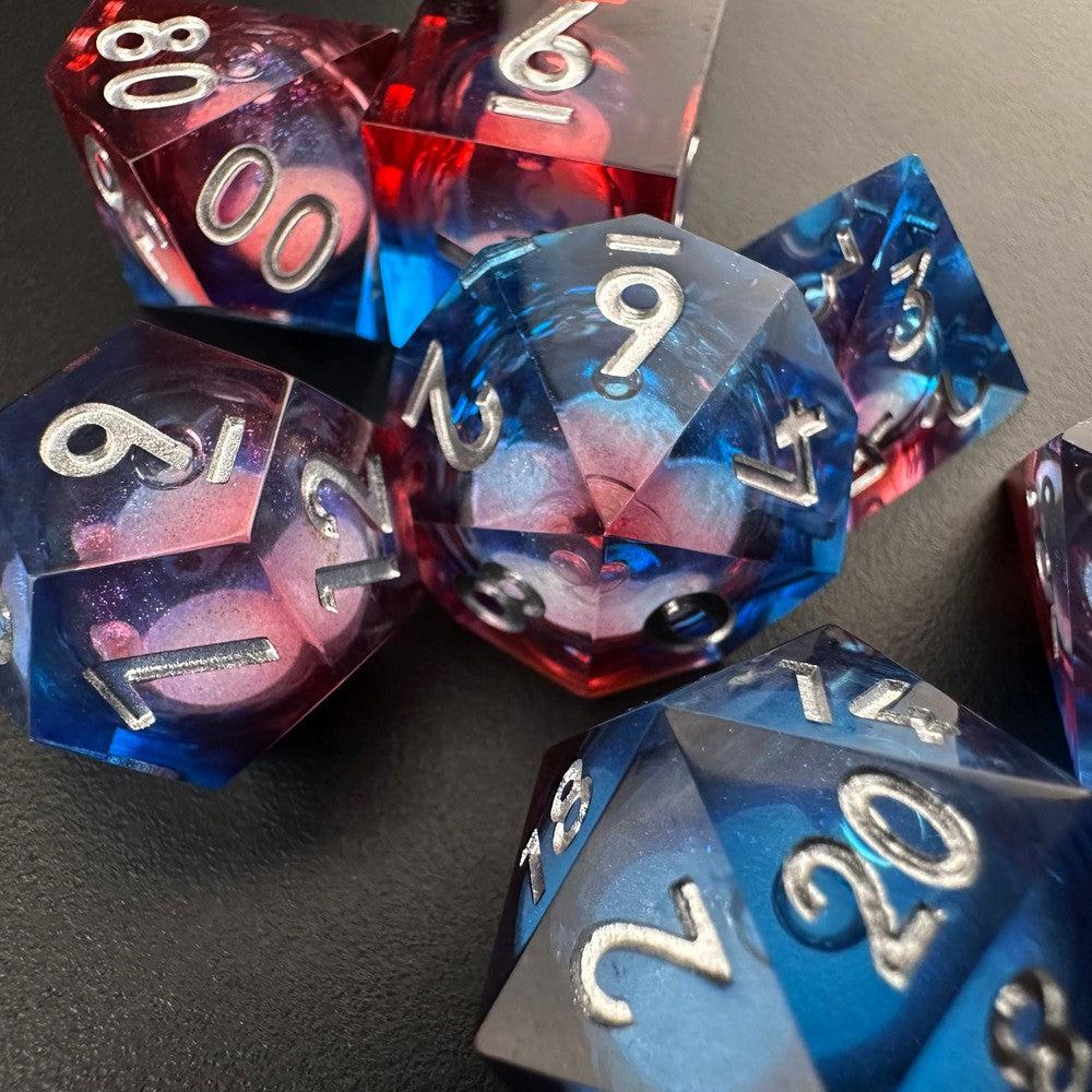 Galactic Rebirth - Liquid Core 7pc DnD Dice Set-MinMax Misfits