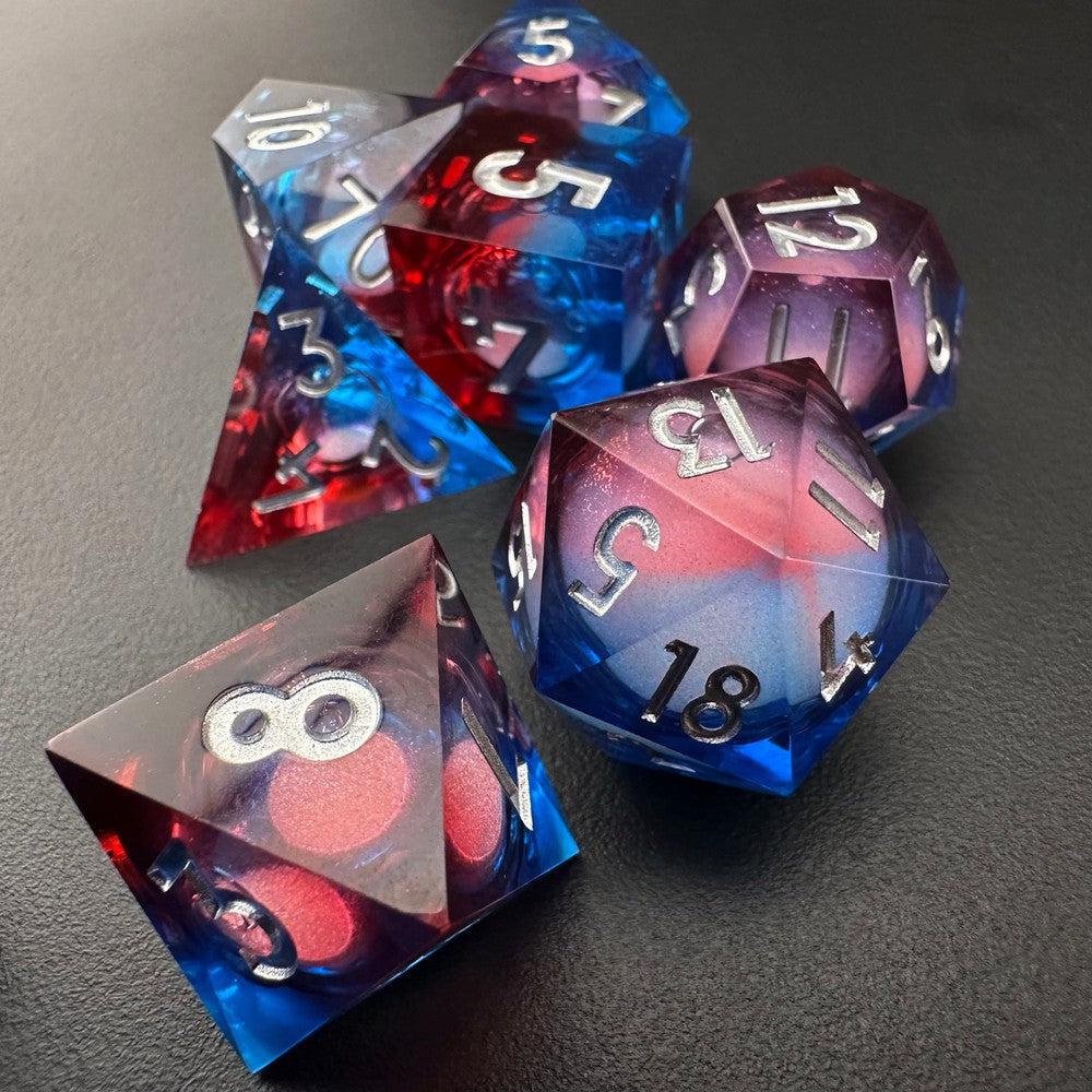 Galactic Rebirth - Liquid Core 7pc DnD Dice Set-MinMax Misfits