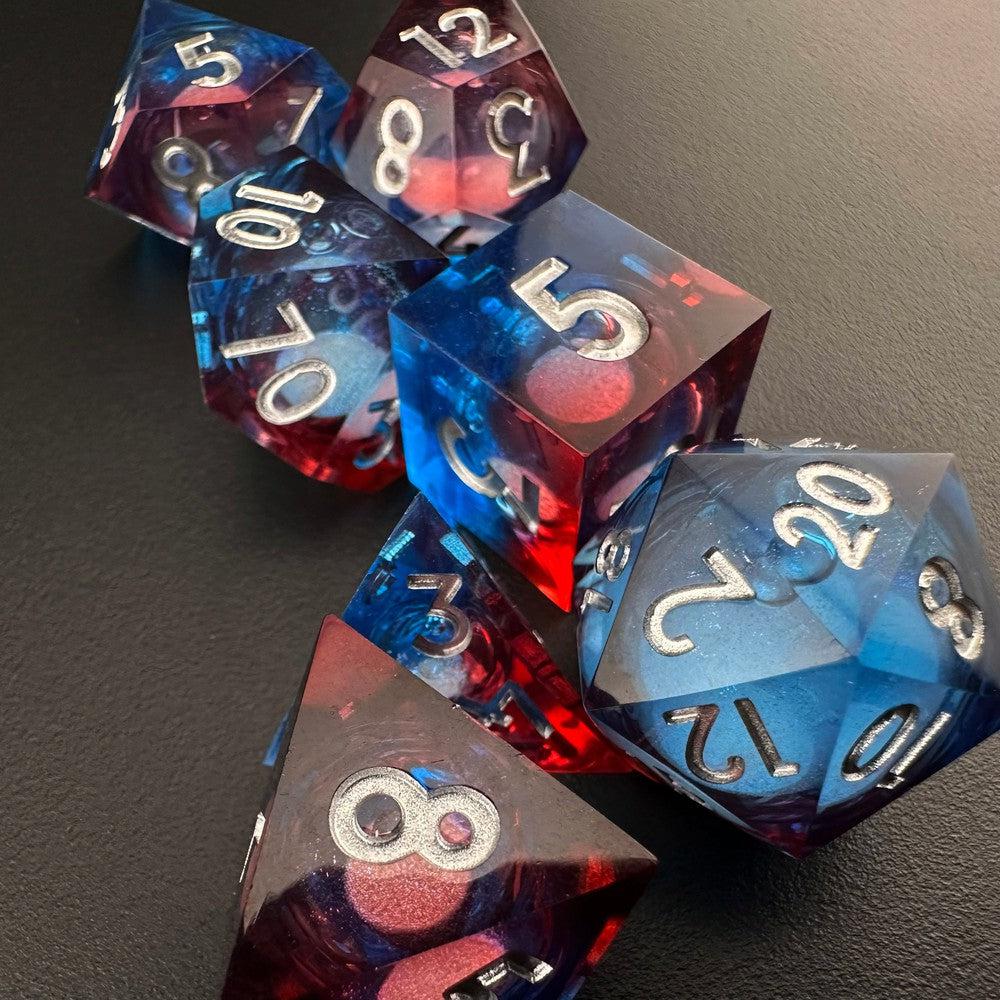 Galactic Rebirth - Liquid Core 7pc DnD Dice Set-MinMax Misfits