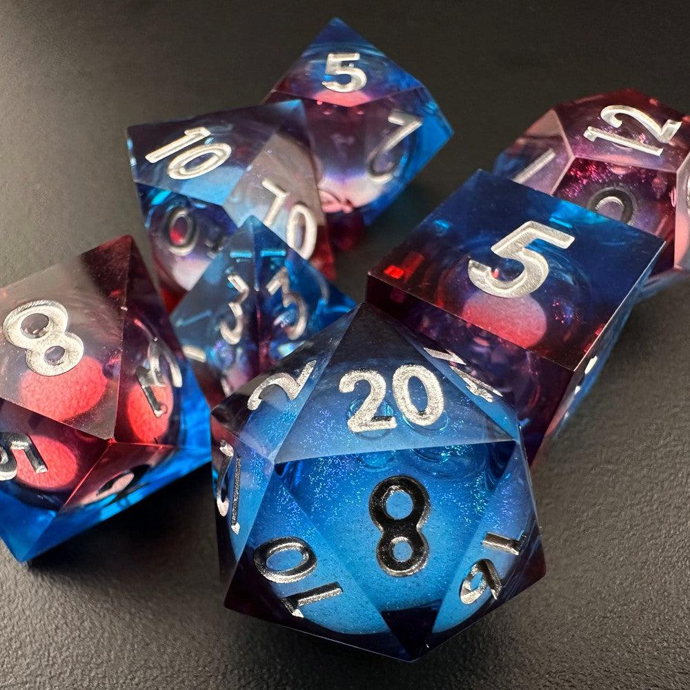 Galactic Rebirth - Liquid Core 7pc DnD Dice Set-MinMax Misfits