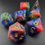 Galactic Turmoil - Sharp Edge Resin 7pc DnD Dice Set-MinMax Misfits