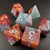 Glacial Blaze - Sharp Edge Resin 7pc DnD Dice Set-MinMax Misfits