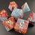 Glacial Blaze - Sharp Edge Resin 7pc DnD Dice Set-MinMax Misfits