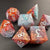 Glacial Blaze - Sharp Edge Resin 7pc DnD Dice Set-MinMax Misfits