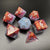 Glacial Blaze - Sharp Edge Resin 7pc DnD Dice Set-MinMax Misfits