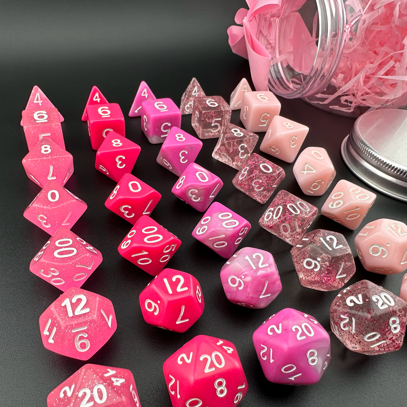 Heartseeker's Hoard - 35pc Resin DnD Dice Set