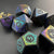 Obsidian's Dreamscape - Metal 7pc DnD Dice Set-MinMax Misfits