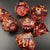 Scarlet Sentinel - Liquid Core 7pc DnD Dice Set-MinMax Misfits