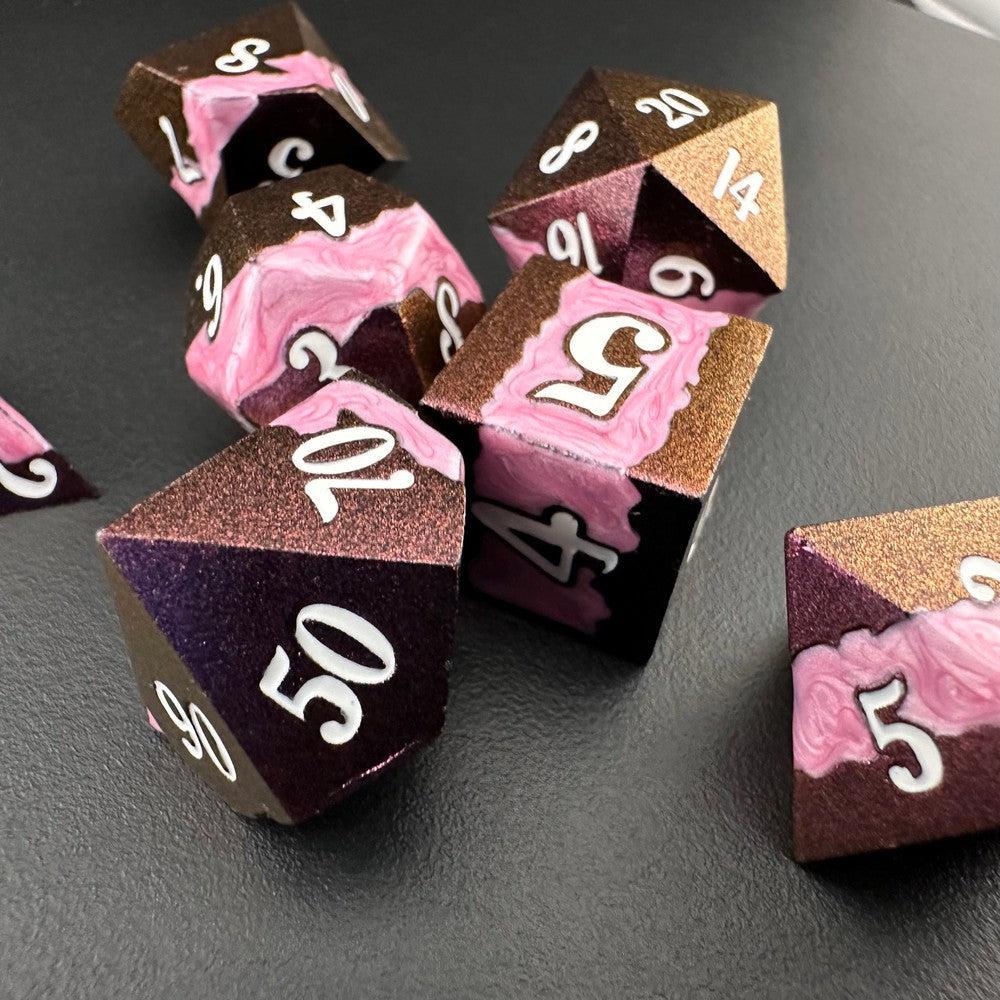Starlight Carnival - Metal 7pc DnD Dice Set-MinMax Misfits