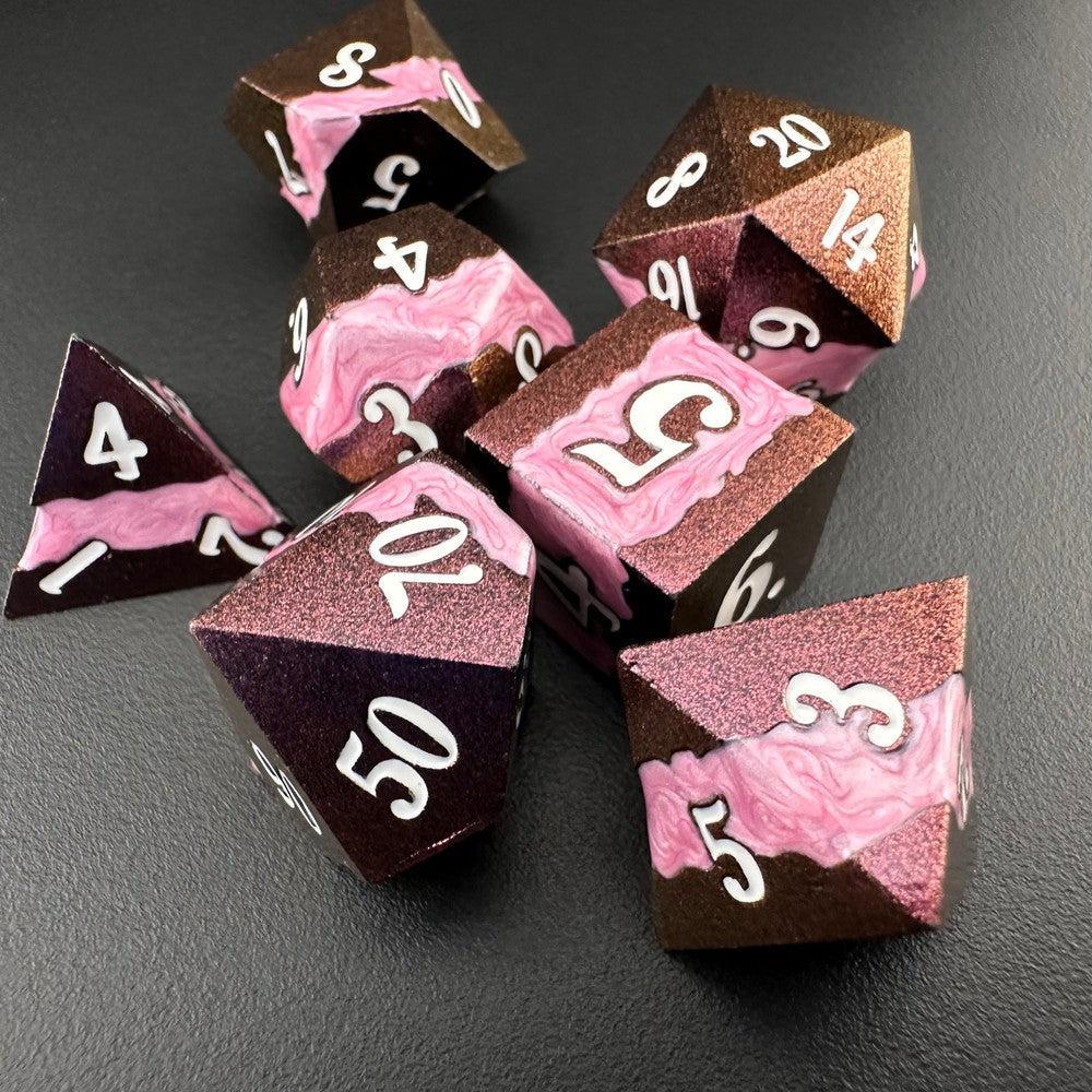 Starlight Carnival - Metal 7pc DnD Dice Set-MinMax Misfits