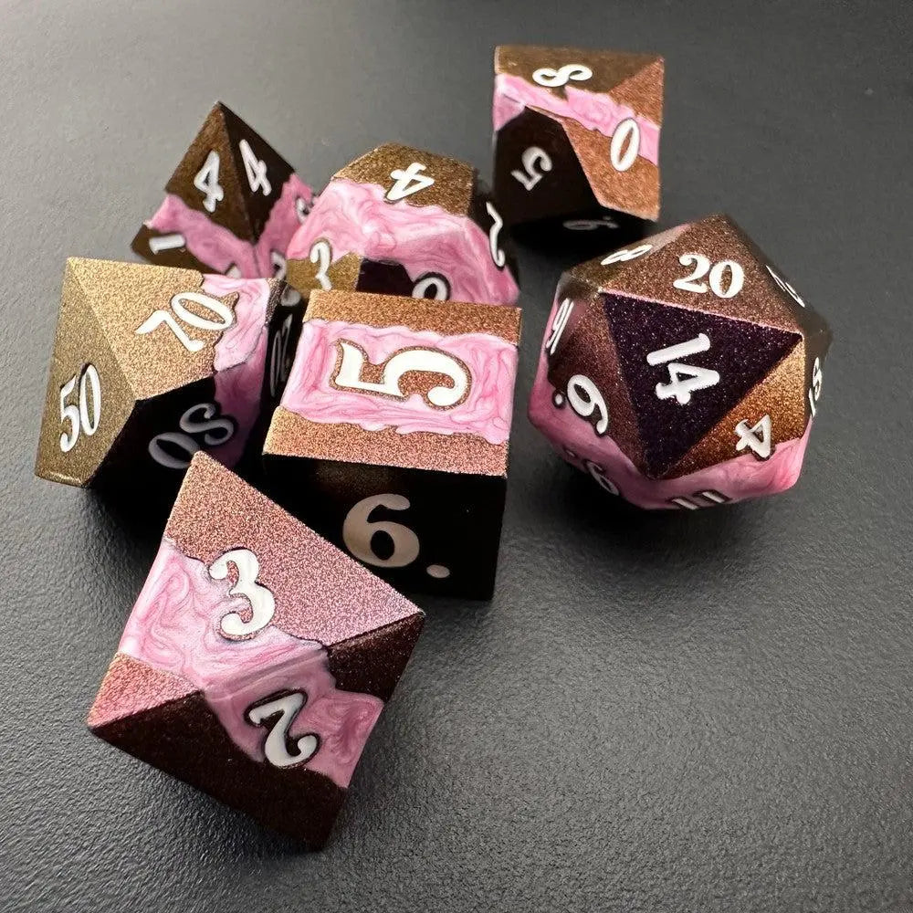 Starlight Carnival - Metal 7pc DnD Dice Set-MinMax Misfits