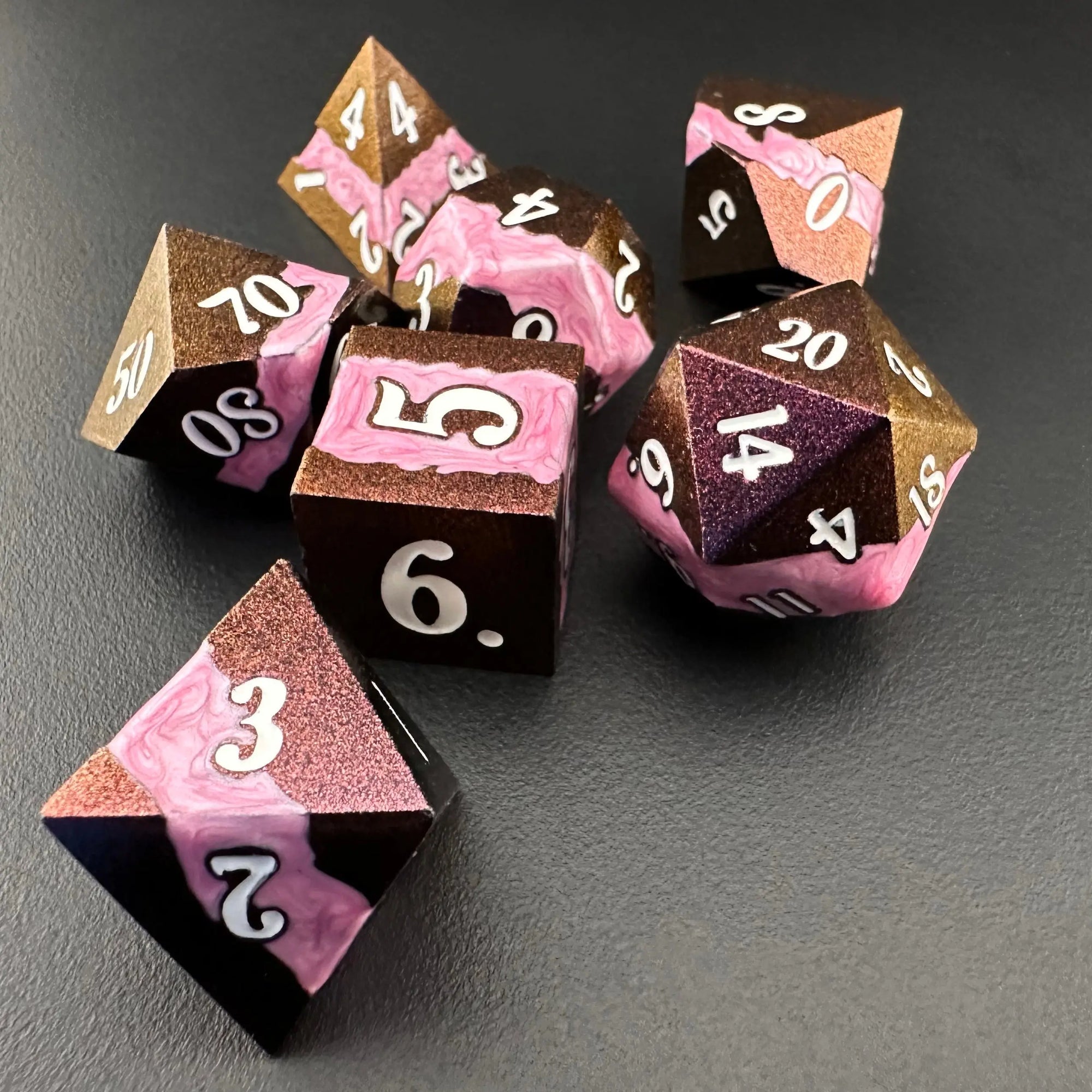 Starlight Carnival - Metal 7pc DnD Dice Set-MinMax Misfits