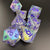 Starlight Enchanter - Iridescent Sharp Edge Resin 7pc DnD Dice Set-MinMax Misfits