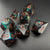 Verdant Glimmer - Sharp Edge Resin 7pc DnD Dice Set-MinMax Misfits