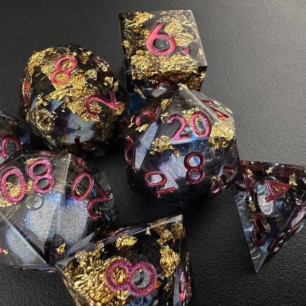 Voidwalker's Gambit - Liquid Core 7pc DnD Dice Set-MinMax Misfits