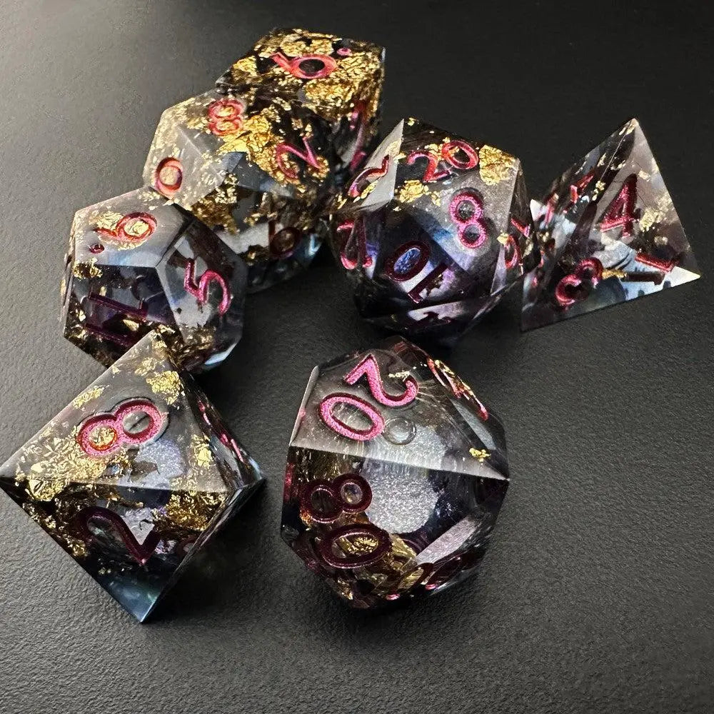 Voidwalker's Gambit - Liquid Core 7pc DnD Dice Set-MinMax Misfits