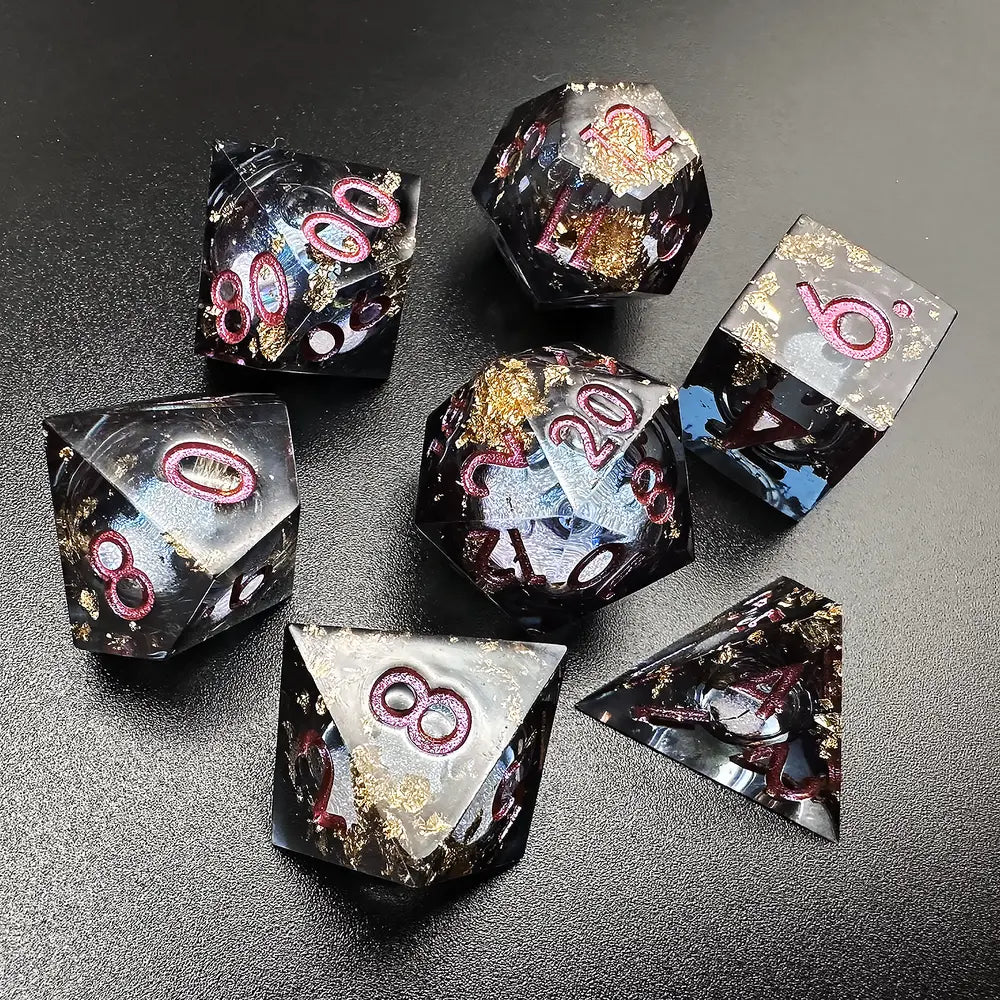 Voidwalker's Gambit - Liquid Core 7pc DnD Dice Set-MinMax Misfits