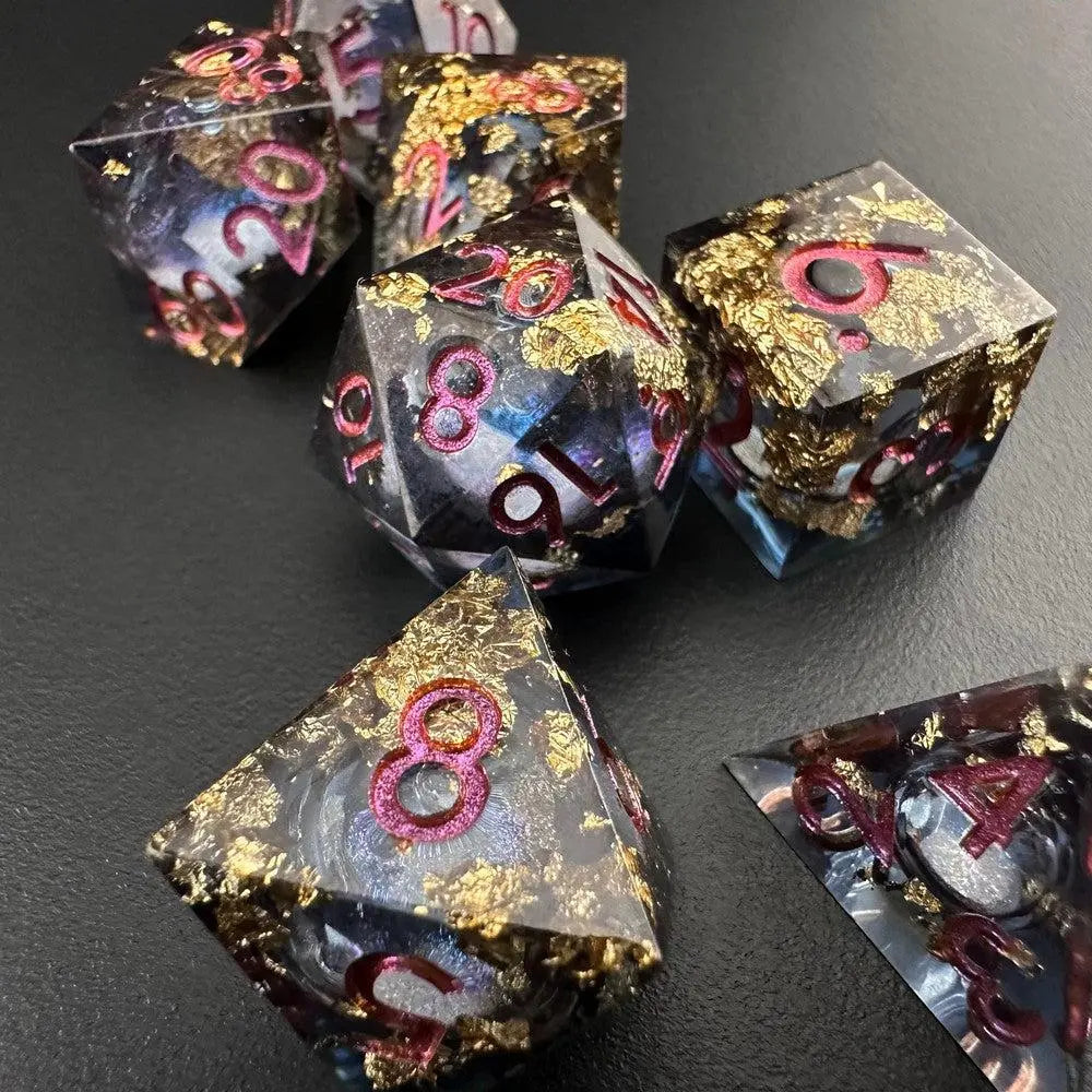 Voidwalker's Gambit - Liquid Core 7pc DnD Dice Set-MinMax Misfits