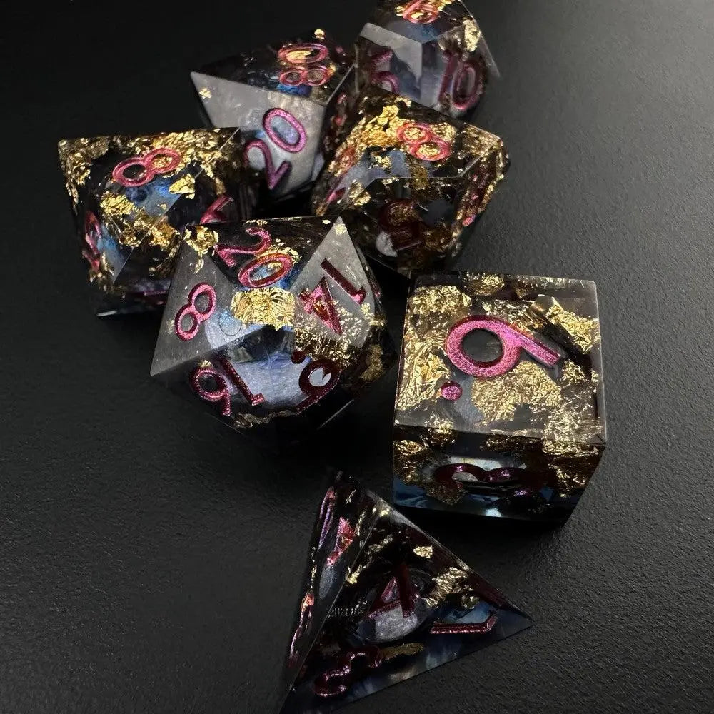 Voidwalker's Gambit - Liquid Core 7pc DnD Dice Set-MinMax Misfits