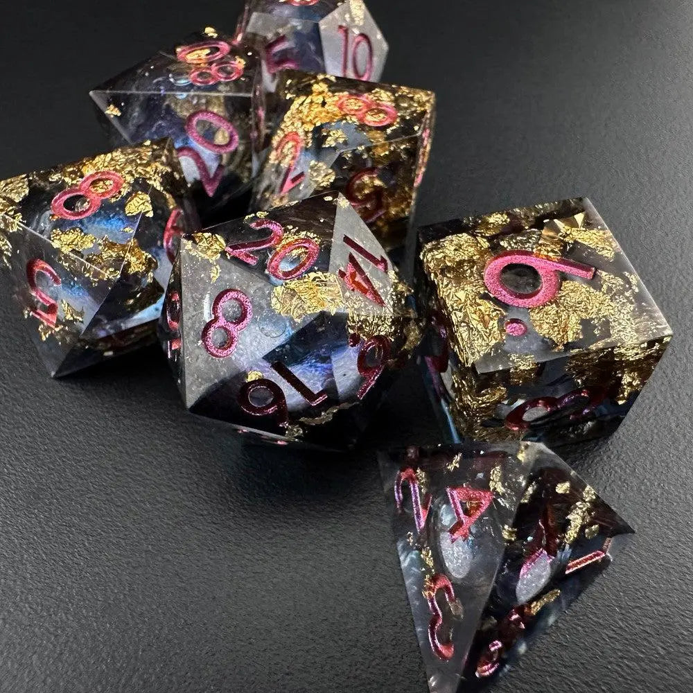 Voidwalker's Gambit - Liquid Core 7pc DnD Dice Set-MinMax Misfits