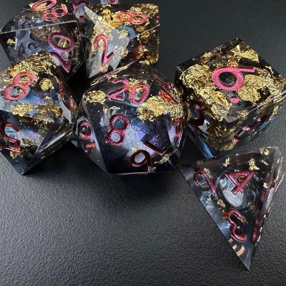 Voidwalker's Gambit - Liquid Core 7pc DnD Dice Set-MinMax Misfits